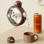 Carat bear double drinking cup large capacity cute cartoon children's water cup Tritan material student cup 750ml/25oz - Image 15