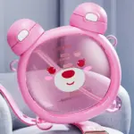 Carat bear double drinking cup large capacity cute cartoon children's water cup Tritan material student cup 750ml/25oz - Image 10