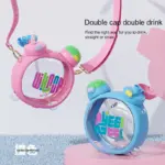 Carat double drinking cup girls fashion colorful large-capacity student water cup Tritan material gift cup 750mL/25oz - Image 20
