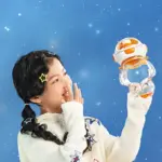 Large capacity astronaut double drinking water bottle Tritan material summer children's straw water cup big belly cup 800mL/27oz - Image 8