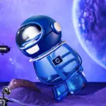 Large capacity astronaut double drinking water bottle Tritan material summer children's straw water cup big belly cup 800mL/27oz - Image 3