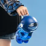 Large capacity astronaut double drinking water bottle Tritan material summer children's straw water cup big belly cup 800mL/27oz - Image 13
