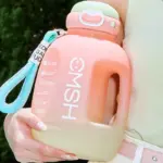 Large capacity water cup with straw outdoor sports cup drinking jug 1500mL/50oz - Image 2