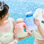 Large capacity water cup with straw outdoor sports cup drinking jug 1500mL/50oz - Image 7