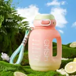 Large capacity water cup with straw outdoor sports cup drinking jug 1500mL/50oz - Image 11