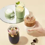 Women's glass cups tea cups senior office coffee mug 480mL/16oz - Image 11