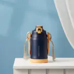 Creative insulation pot large capacity stainless steel vacuum hot water heater with handle portable kettle 2300mL77oz