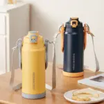 Creative insulation pot large capacity stainless steel vacuum hot water heater with handle portable kettle 2300mL/77oz - Image 9
