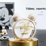 Disney Mickey Luxury Gold Carat Double Drinking Cup Tritan Material Genuine Authorized Cartoon Cute Straw Cup 750 mL/25oz - Image 4