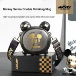 Disney Mickey Luxury Gold Carat Double Drinking Cup Tritan Material Genuine Authorized Cartoon Cute Straw Cup 750 mL/25oz - Image 6