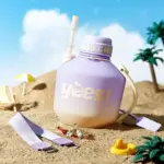 Large Capacity Portable Outdoor Water Kettle with Straw Big Belly Mug 1400mL/47oz - Image 2