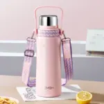 Outdoor portable fashion large capacity stainless steel insulation cup