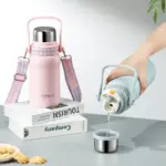 Outdoor portable fashion large capacity stainless steel insulation cup